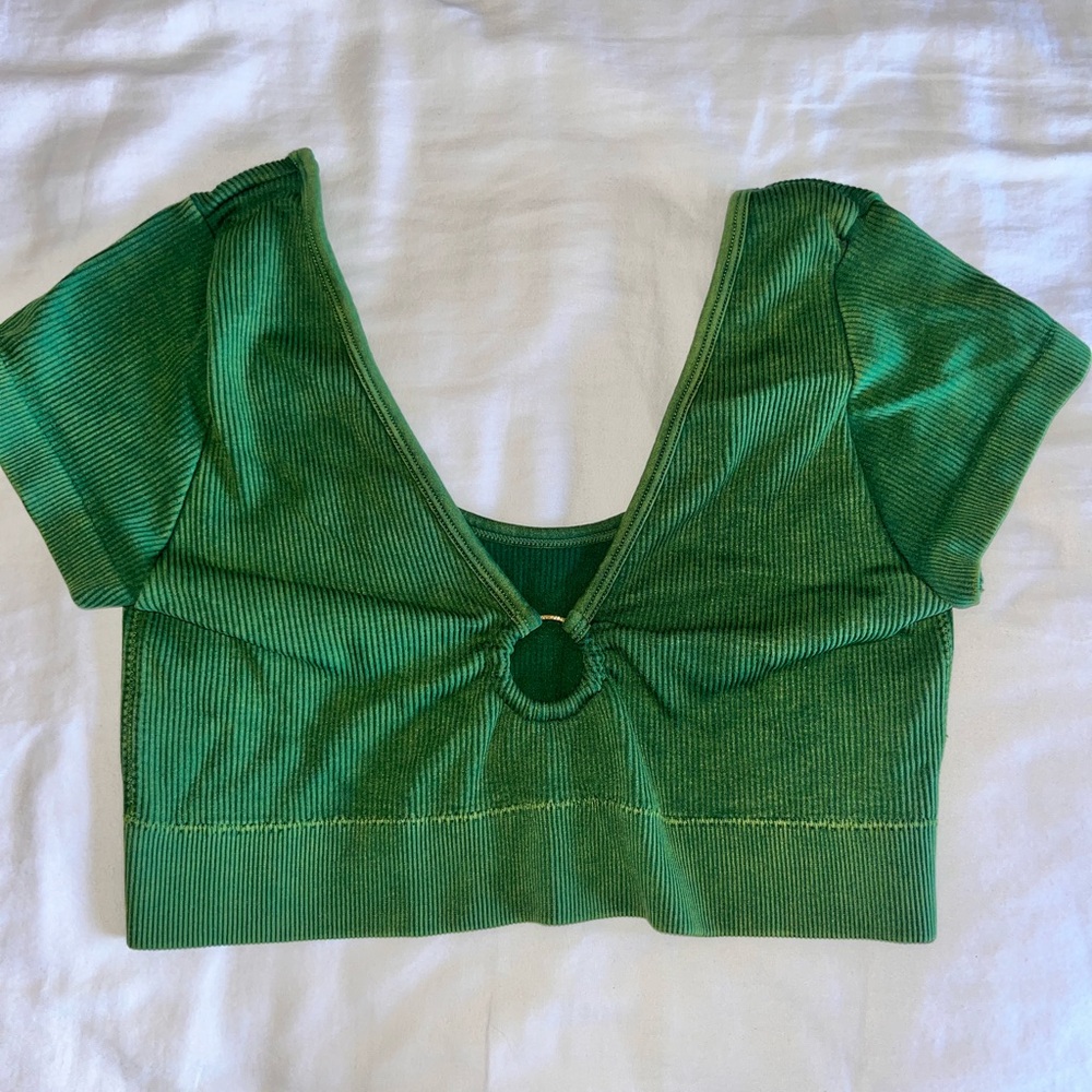 Aerie Cropped Seamless Top